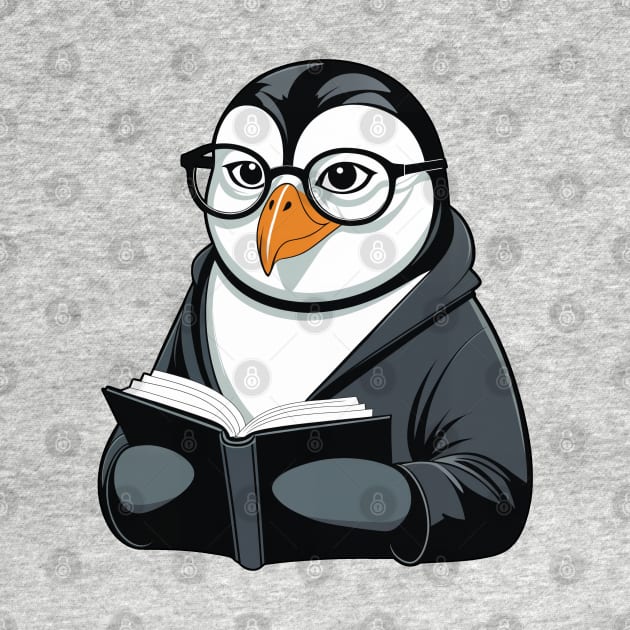 Librarian Penguin by Manzo Carey